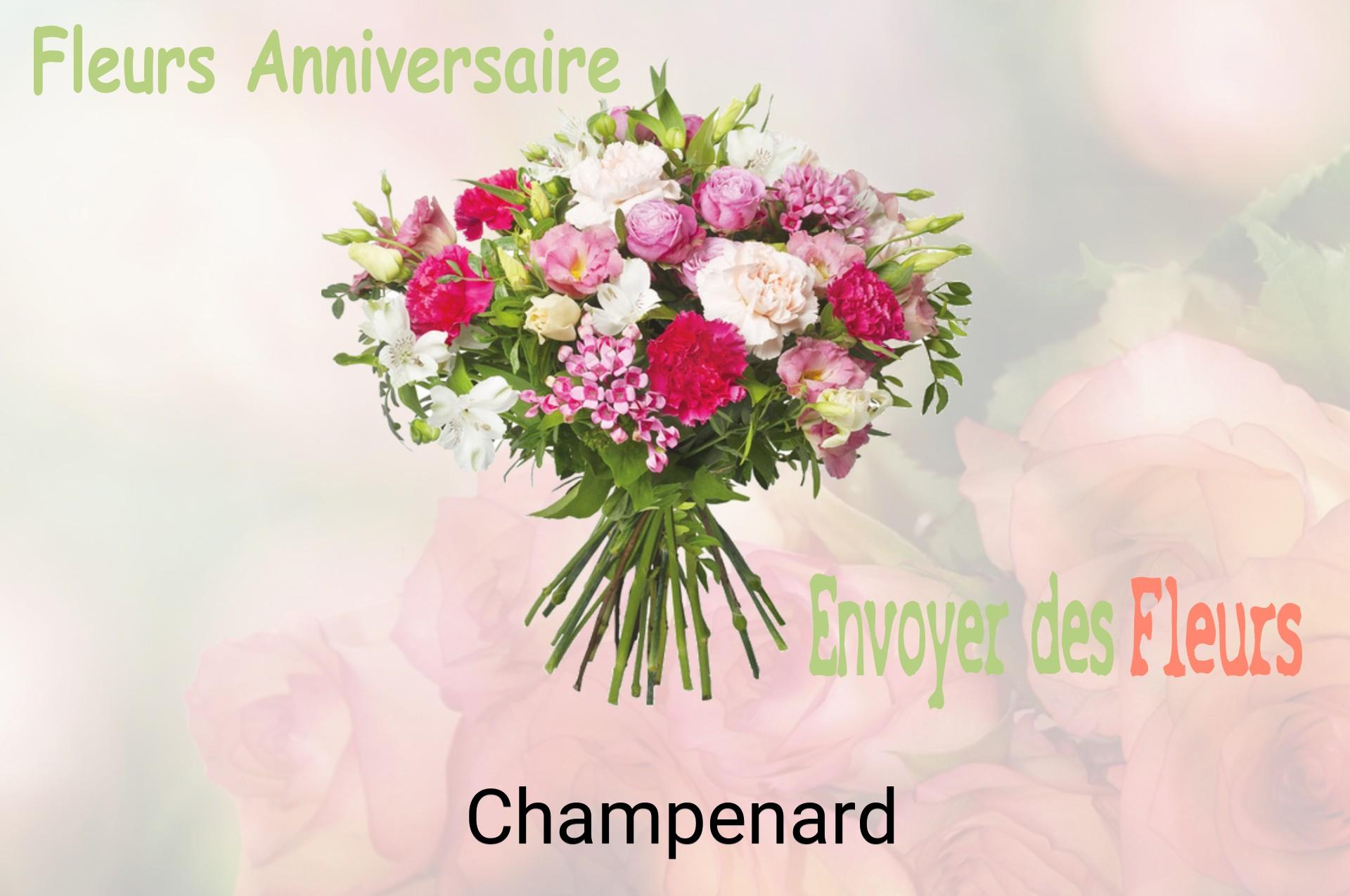 Bouquet de fleurs d’anniversaire livré à Champenard